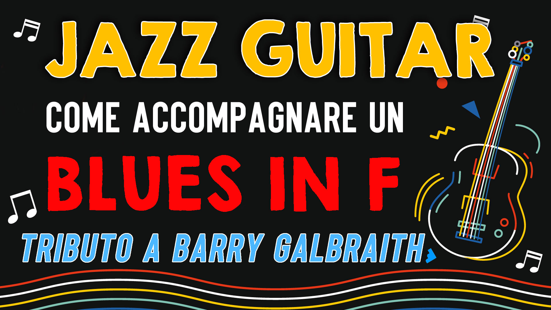 accompagnamento di base per blues in F